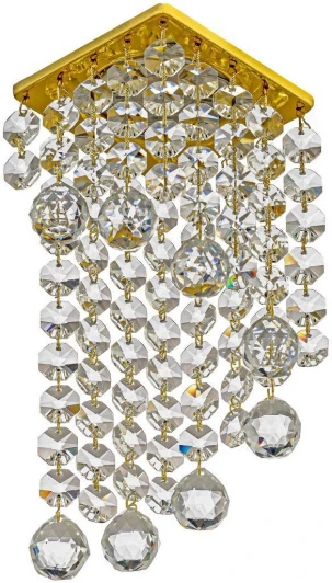 Tayo GU10.5.14.8x8.715 G Встраиваемый светильник хрустальный Dio D'Arte Tayo Gold GU10.5.14.8x8.715 G