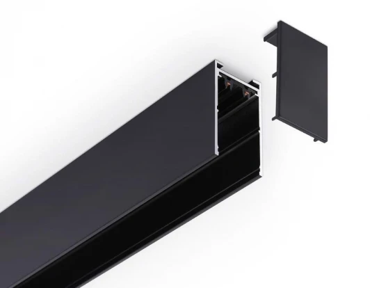 AM541 2M BK SMART Шинопровод накладной однофазный черный 220V 2 м AM Group AM541 2M BK SMART
