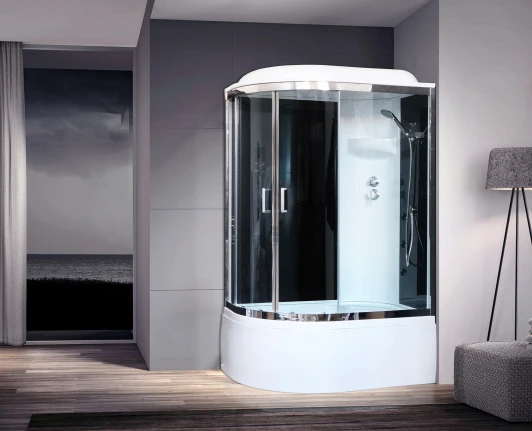 RB8120BK6-BT-CH-R Душевая кабина Royal Bath RB8120BK6-BT-CH-R