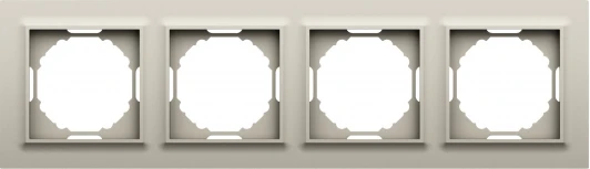 DEW21435 Рамка 4-я, Wave матовый кашемир Donel A07 DEW21435