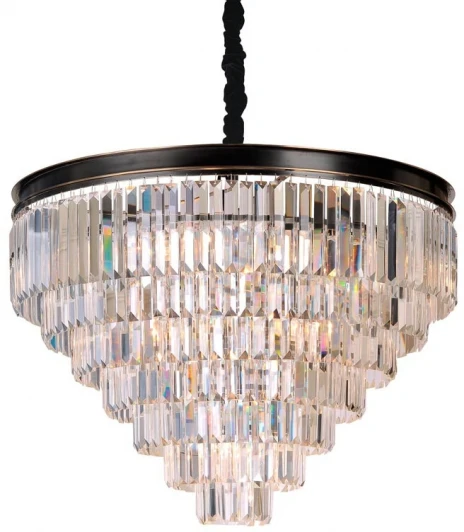 31118/S black+gold Подвесная люстра Newport 31100 31118/S black+gold