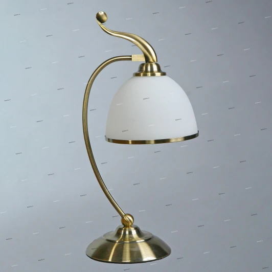 MA02401T/001 Bronze Настольная лампа Brizzi Almeria, 1 плафон, бронза с белым
