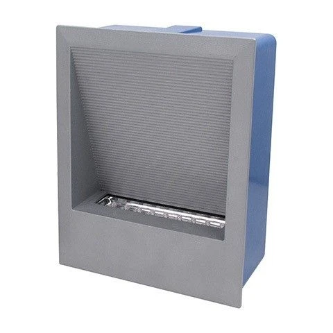 HL936L (079-011-0003) white Светильник встраиваемый в стену уличный светодиодный Horoz Pirlanta, 1 лампа, серый с синим