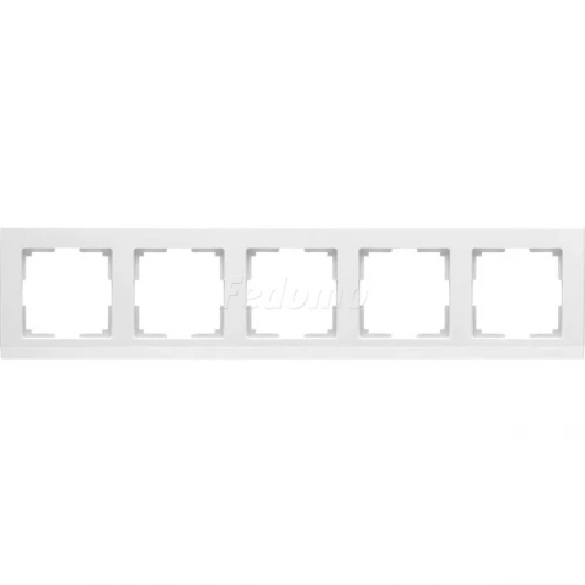 WL04-Frame-05-white Рамка на 5 постов Werkel Stark, белый