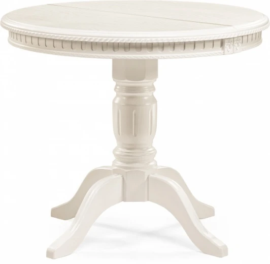 615222 Стол деревянный Woodville Долерит круглый бежевый арт.615222