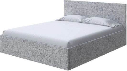 1939219 PROxSON Кровать Vector Plus (Ткань: Жаккард Tesla Стальной) 140x200