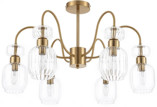 1141/6PL Clear Потолочная люстра на штанге Escada Gloss 1141/6PL Clear (220V)