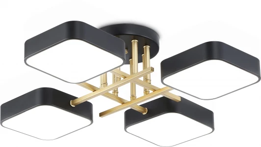 FL516343 Потолочная люстра светодиодная на штанге с регулировкой цветовой температуры Ambrella COMFORT FL516343