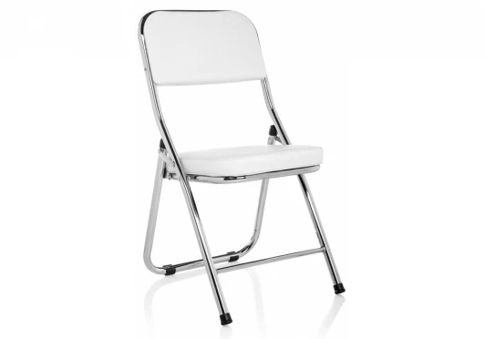11072 Обеденный стул на металлокаркасе Woodville Chair раскладной белый 11072