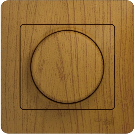 GSL000534 Диммер встраиваемый (дуб) Systeme Electric Glossa GSL000534