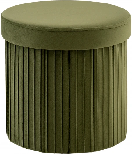 УТ000040152 Пуф Stool Group складной с ящиком Store Round травяной арт.УТ000040152