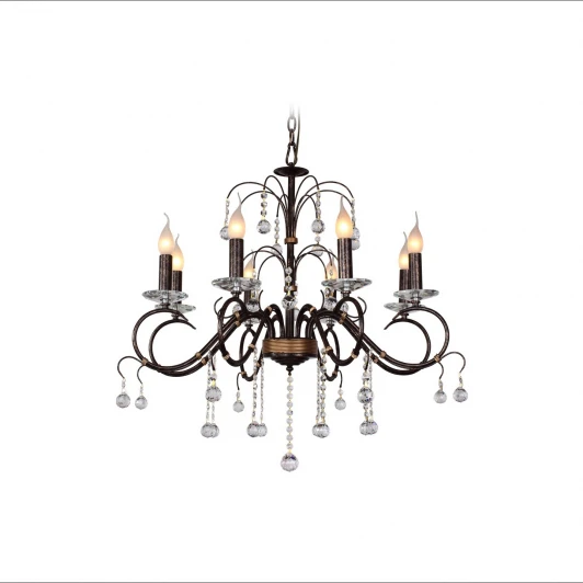 253/8-Blackplatina Подвесная люстра IDLamp Maura 253/8-Blackplatina