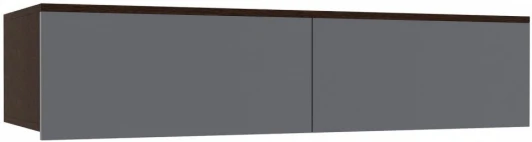 593732 Шкаф Woodville Роут венге / графит софт арт.593732