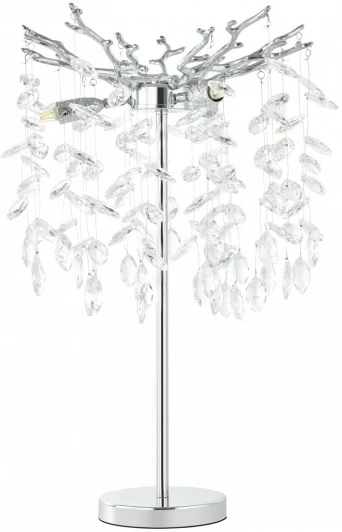 23131.320-610.3.G9.B CR Интерьерная настольная лампа хрустальная Arte Milano Milano-1 23131.320-610.3.G9.B CR (220V)