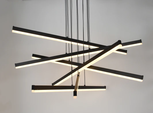 6183-201 Подвесная ярусная люстра светодиодная с пультом Rivoli Mabel 6183-201 (регулировка яркости, 220V, на тросе)