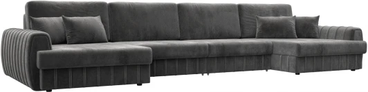 129335 Диван П-образный Лига-057 НПБ Лонг Лига Диванов (Велюр) арт.129335