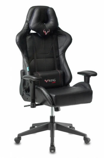 VIKING 5 AERO BLACK Кресло игровое Zombie VIKING 5 AERO Edition черный эко.кожа с подголов. крестовина пластик
