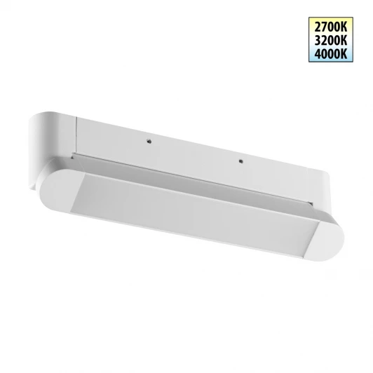 359801 Светильник накладной с перекл. цв. температуры Novotech Iter 359801 белый IP20 LED 12W 180-265V 2700К/3200К/4000К ITER