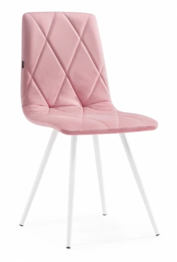 499999 Стул Woodville на металлокаркасе Персея velutto 37 / белый 499999