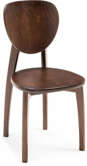 615249 Стул деревянный Woodville Окава венге коричневый жесткий арт.615249