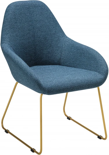 4101198h_БлюАртЗолот Стул R-Home Kent БлюАрт/Линк Золото