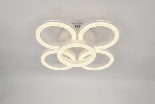 6187-701 Потолочная люстра светодиодная с пультом кольцо Rivoli Juniper 6187-701 (регулировка яркости, 220V, кольцо)