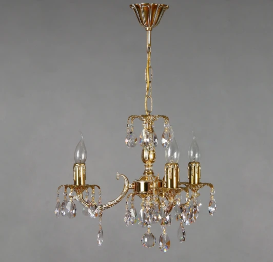 2226/3 WP Tear Drop Подвесная люстра Ambiente by Brizzi Benisa 2226/3 WP Tear Drop (220V, хрусталь Asfour, на цепи, подсвечник, свеча)