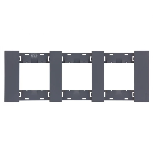 AA4802M3AL Рамка 3-ая графит матовый Meiton AA4802M3AL