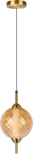 10421/B Amber Подвесной светильник Loft It Helix 10421/B Amber (LED, 220V, на проводе, шар)