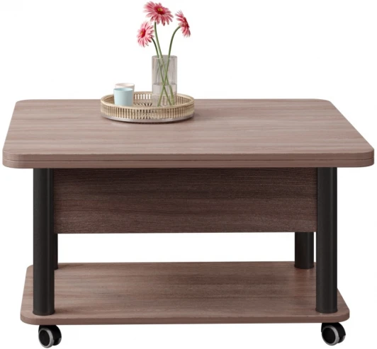 101867 Стол-трансформер ГЗМИ Дебют 3, Тёмный шимо/Ножки чёрные