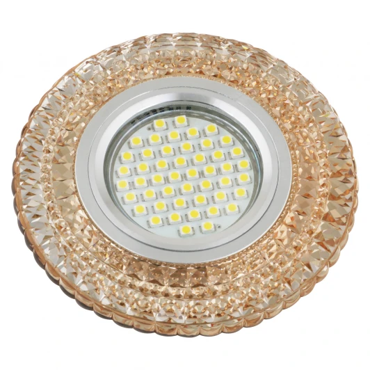 DLS-F131 GU5.3 CHROME/GOLD Встраиваемый точечный светильник Fametto DLS-F131 GU5.3 CHROME/GOLD
