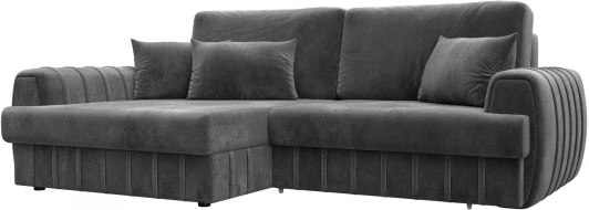 129277L Диван угловой Лига-057 НПБ угол левый Лига Диванов (Велюр) арт.129277L