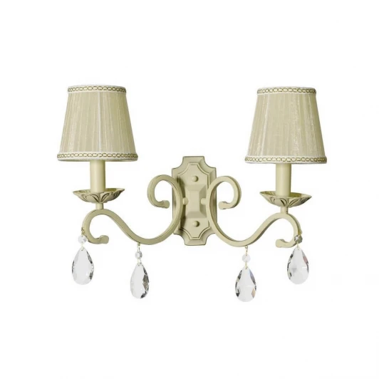 BARI W370.2 CREAM WHITE Бра Lucia Tucci Bari BARI W370.2 CREAM WHITE с подвесками