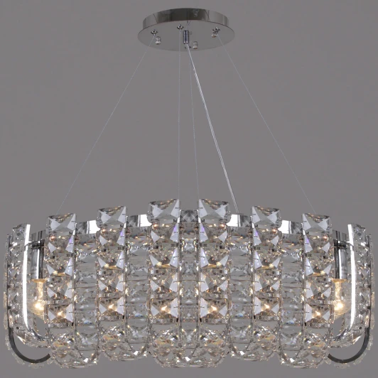 02507-0.4-10 Подвесная люстра хрустальная Reluce 02507-0.4-10