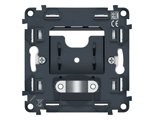 VM238 Вывод кабеля с фиксатором встраиваемый (серый) Ambrella Volt QUANT VM238