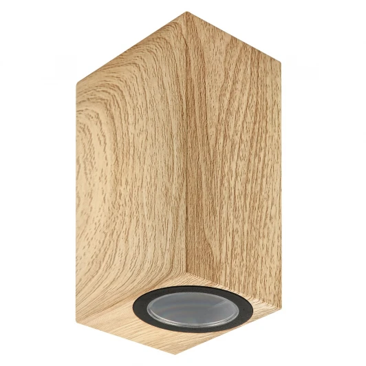 UUL-P42A 2х6W/GU10 IP65 PINE Архитектурная подсветка под две лампы GU10 сосна Uniel UUL-A01S UUL-P42A 2х6W/GU10 IP65 PINE