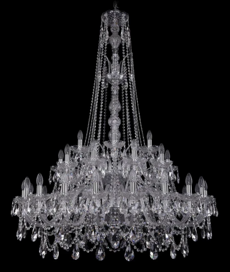 1411/20+10+5/400/XL-155/2d Ni Подвесная люстра Bohemia 1411 1411/20+10+5/400/XL-155/2d/Ni