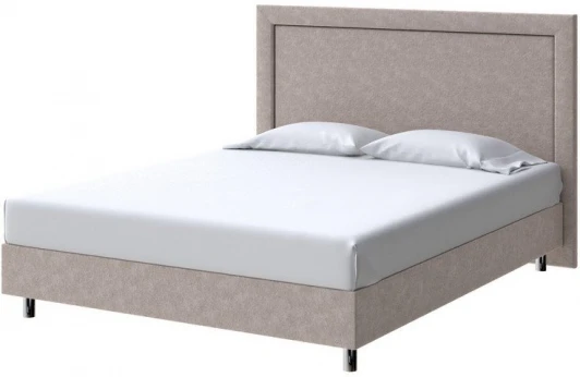 2025278 PROxSON Кровать London Boxspring Standart (Ткань: Велюр Gratta 2 Латте) 180x200