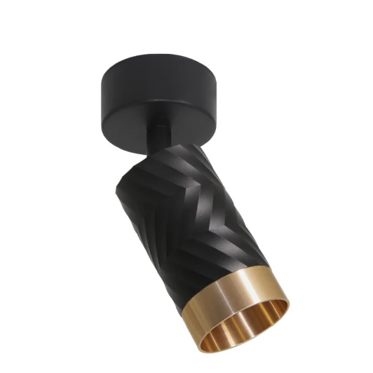 WSL-GU10/S09BG Спот Wolta WSL-GU10/S09BG под лампу GU10 Черный / Золотой LINEA