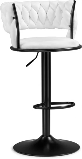 15682 Барный стул Woodville Lotus white / black