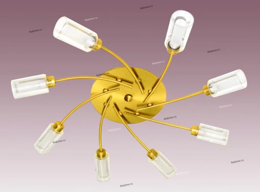 C3159 BM.8 satin brass Потолочная люстра N-Light C3159 BM.8 satin brass