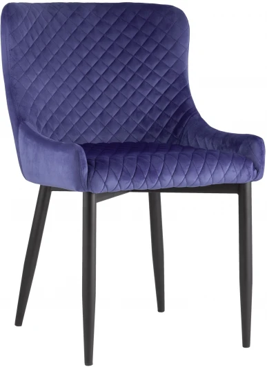 УТ000001382 Стул Stool Group Ститч велюр синий УТ000001382