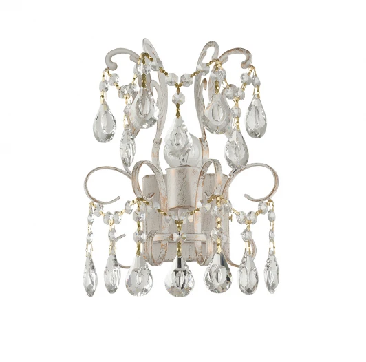 298/1A-Whitepatina Бра IDLamp Сristallo 298/1A-Whitepatina