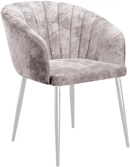 00-00073880 Стул DikLine 441 M02 бежевый, ножки белые арт.00-00073880