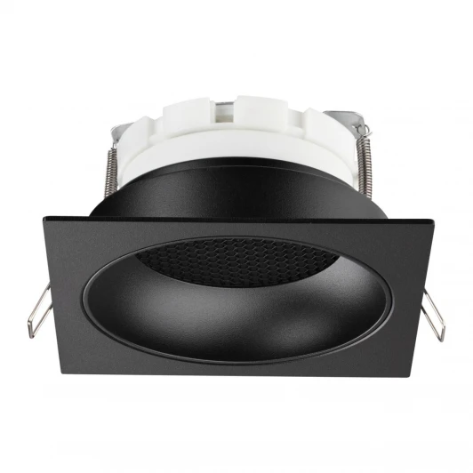 371006 Светильник встраиваемый Novotech Gemini 371006 черный IP20 GX53 12W 220V