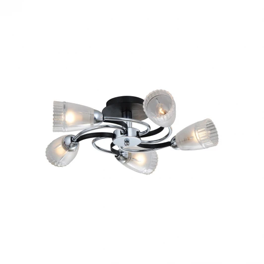 865/5PF-Darkchrome Потолочная люстра IDLamp Carlotta 865/5PF-Darkchrome