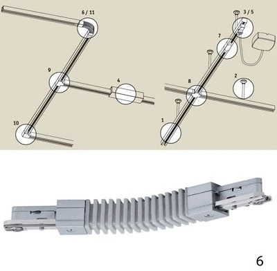 96851 Коннектор Paulmann Urail Cm 96851