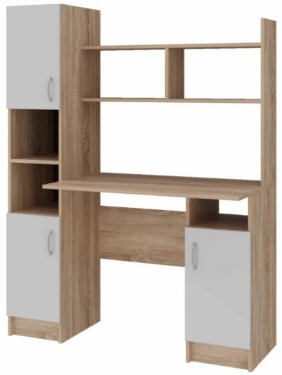 559244 Письменный стол Woodville Бишоп 6 дуб сонома / белый 559244