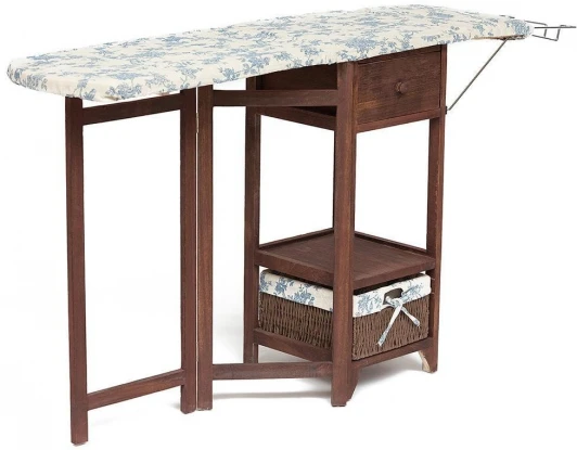 12065 Гладильный комод с 1 корзиной и 1 ящиком Secret De Maison LA GRAN (mod.XD1156) brown (коричневый) (дерево павловния, мдф)