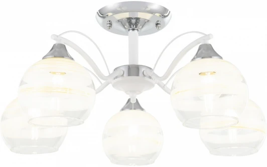326503/5 CR+WH Потолочная люстра на штанге Arte Milano Napoli-326503 326503/5 CR+WH (220V)